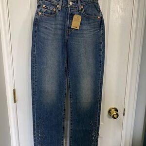 Levi’s 501 Curve High Rise Straight Leg Jeans – Size 25x30 – NWT